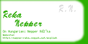 reka nepper business card